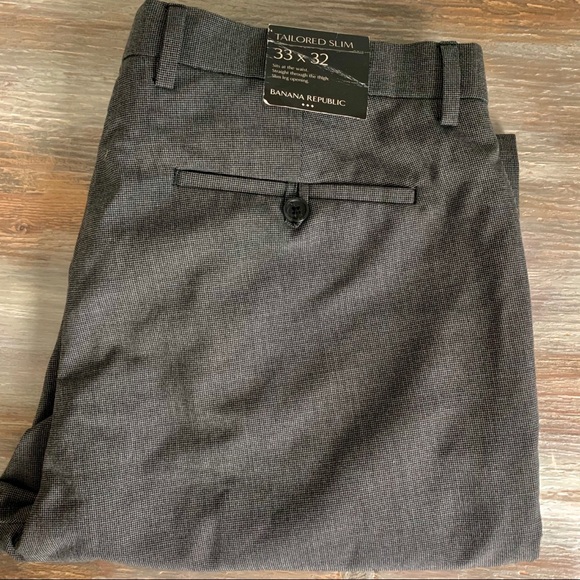 NWT Banana Republic Tailored Slim Dress Pants - Picture 4 of 6